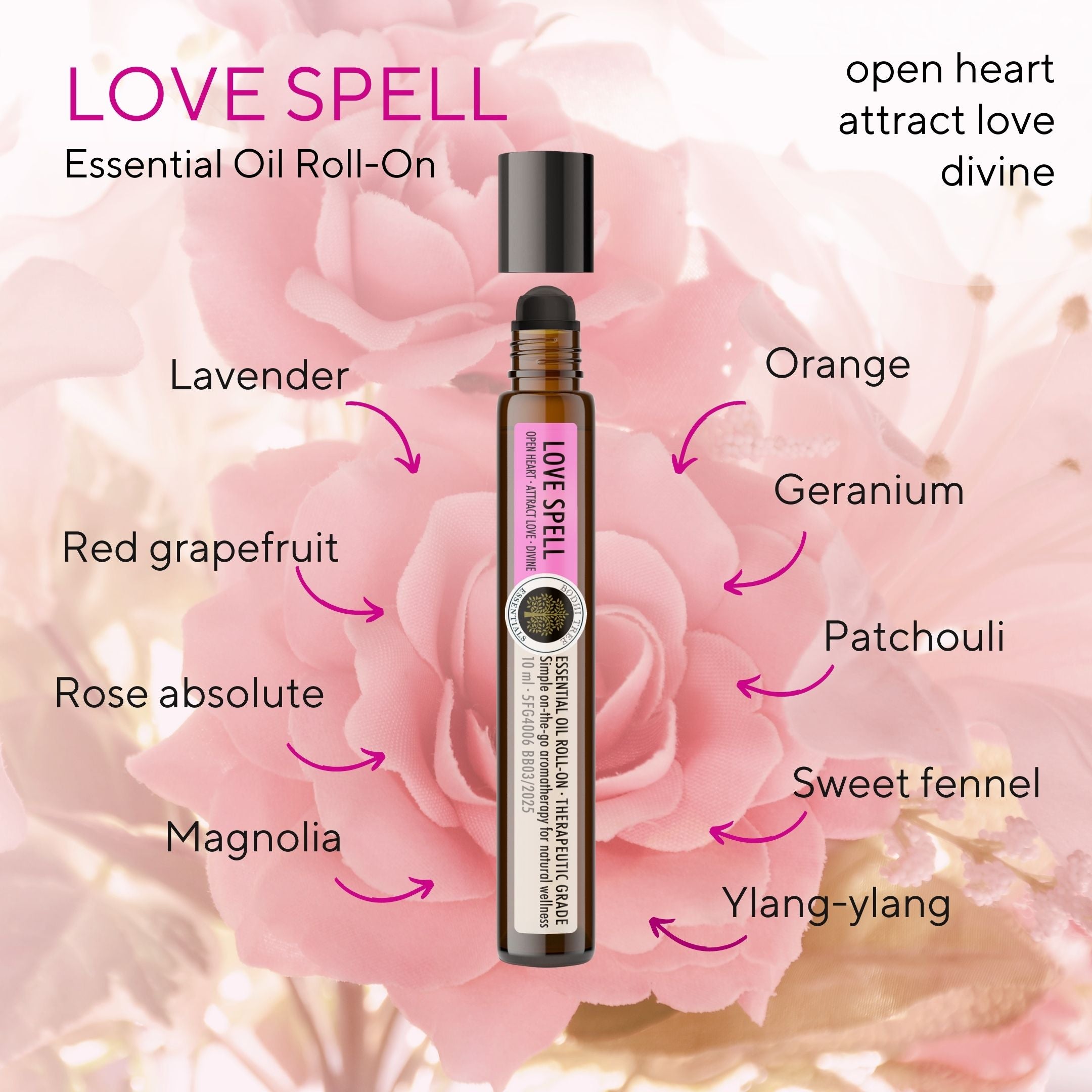 Bodhi Tree Essential Oil Roll-On Love Spell