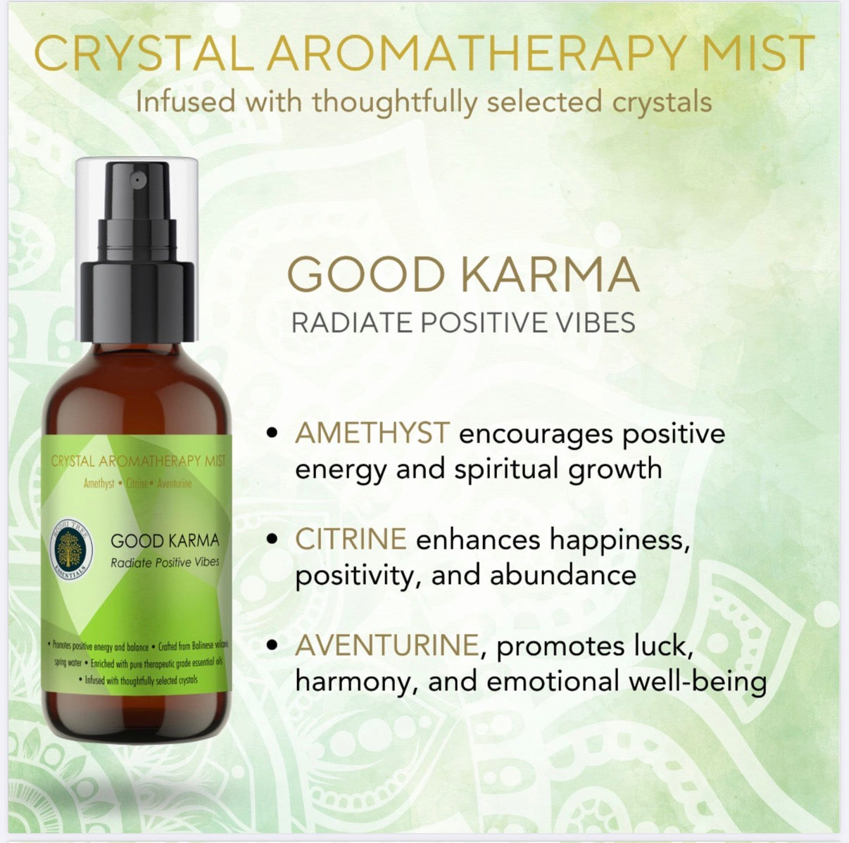 Aromatherapy Crystal Mist Good Karma - Image 2