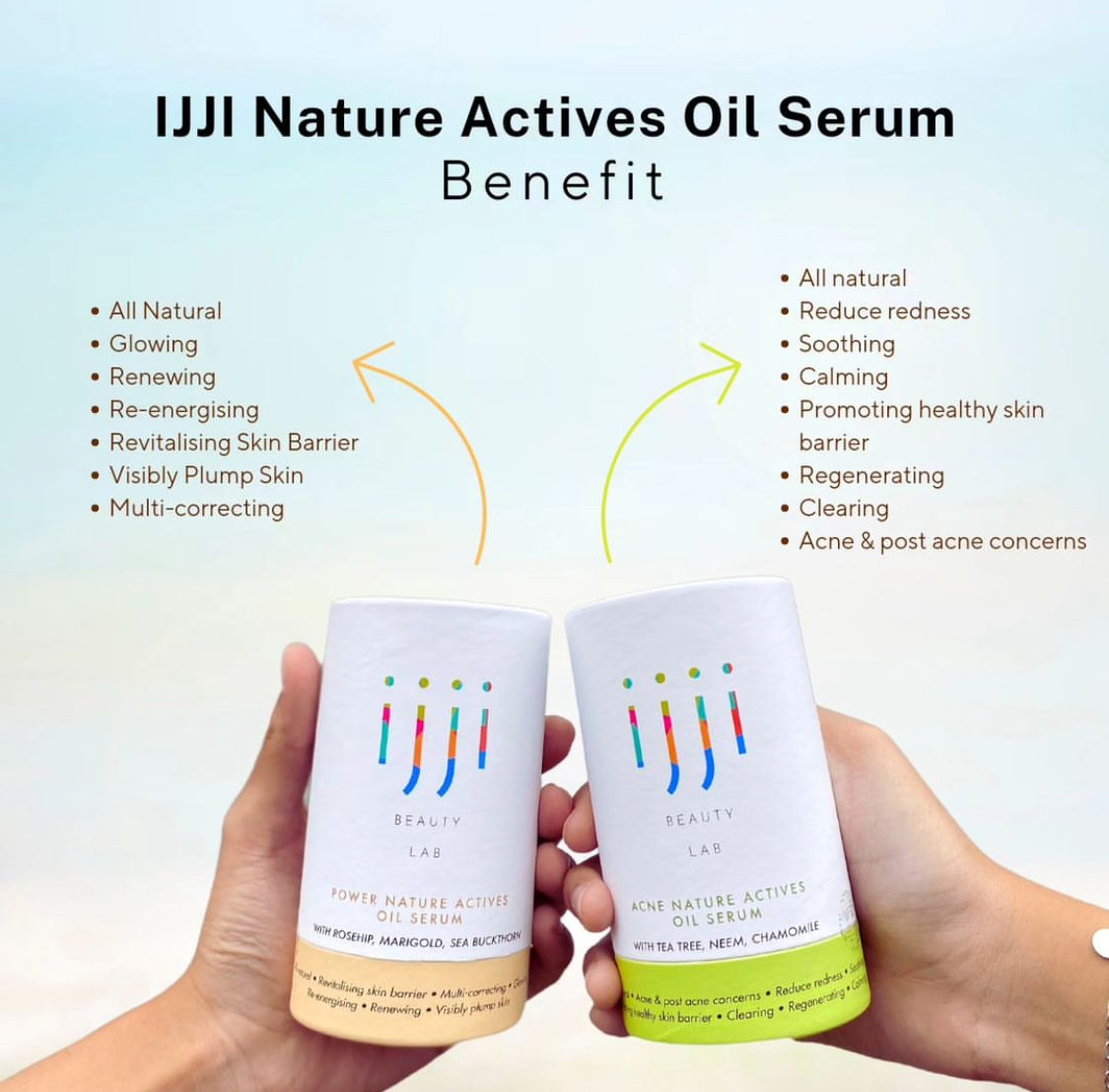 IJJI Flower Nature Actives Oil Serum - Image 3