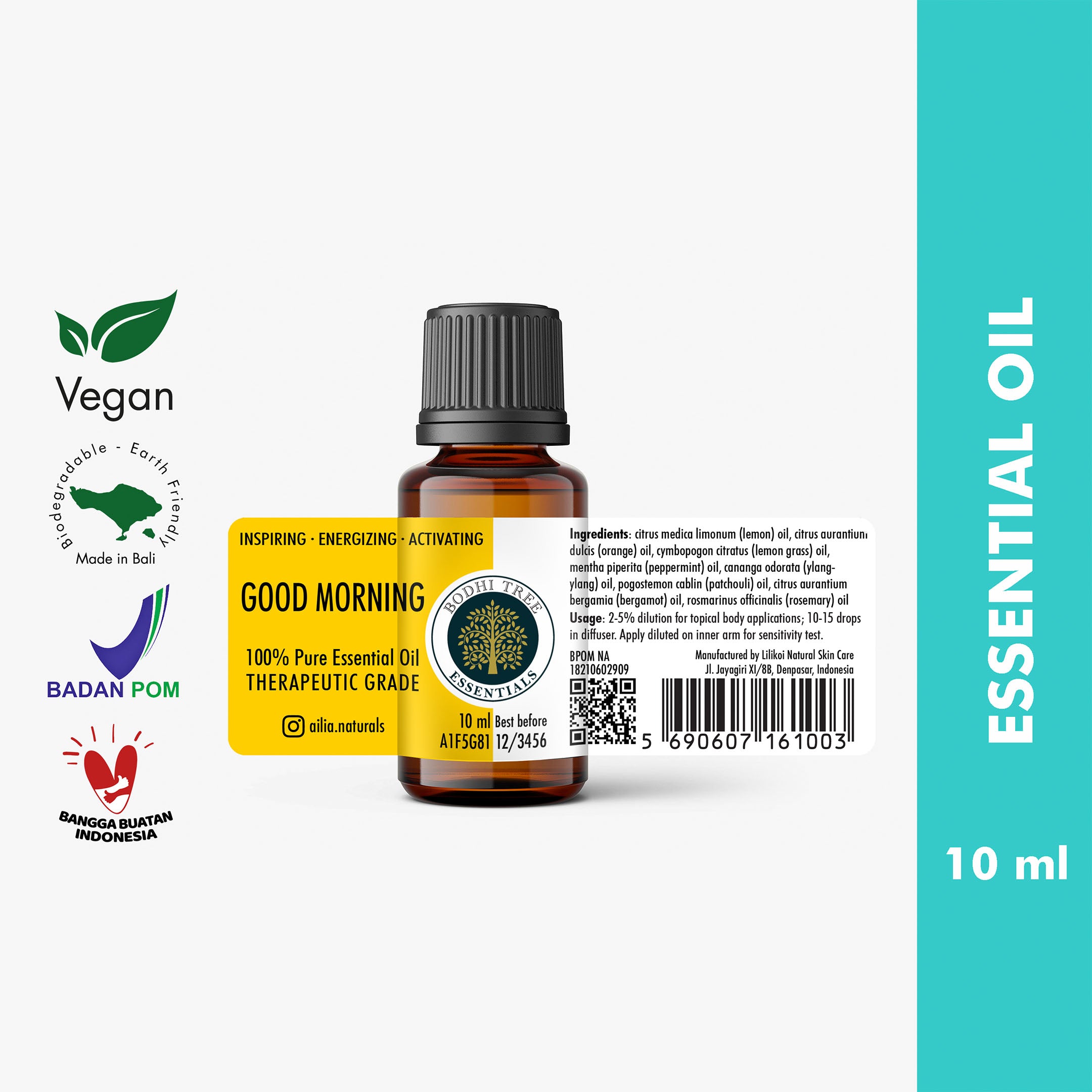 Bodhi Tree 100% Pure Essential oil - Good Morning - Image 2